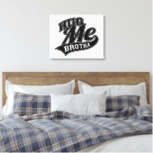 Benutzerdefinierbare Hintergrundfarbe für Hug Me Leinwanddruck (Insitu (Schlafzimmer))