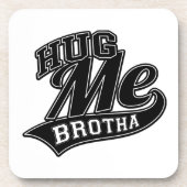 Benutzerdefinierbare Hintergrundfarbe für Hug Me Untersetzer (Vorderseite)