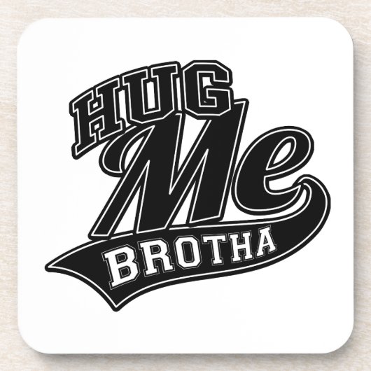 Benutzerdefinierbare Hintergrundfarbe für Hug Me Untersetzer (Vorderseite)