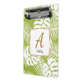 Benutzerdefinierbare Initials Grüne iPad-Abdeckung Mini Klemmbrett (Gewinkelt2)