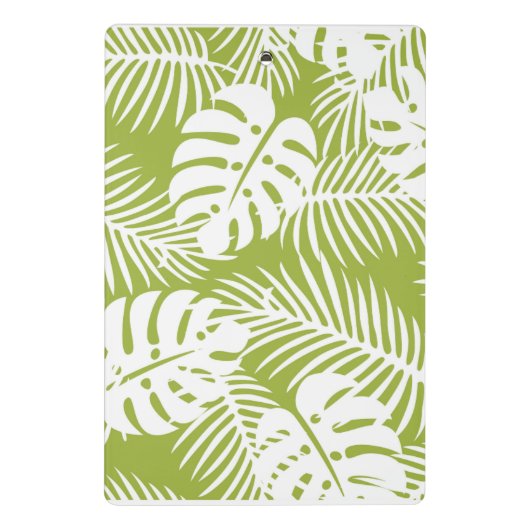 Benutzerdefinierbare Initials Grüne iPad-Abdeckung Mini Klemmbrett (Rückseite)