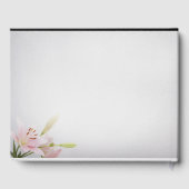 Benutzerdefinierbare Memorial Lilien für Fotos Gästebuch (Rückseite)