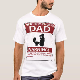 Benutzerdefinierbare Nachbarschafts-Vater-Warngitt T-Shirt