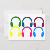 Benutzerdefinierbare Neon Rainbow-Kopfhörer