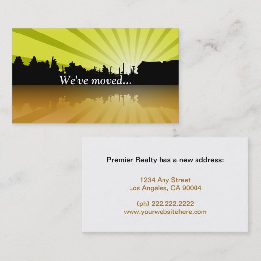 Benutzerdefinierbare Office-Position Visitenkarte (Vorne/Hinten)