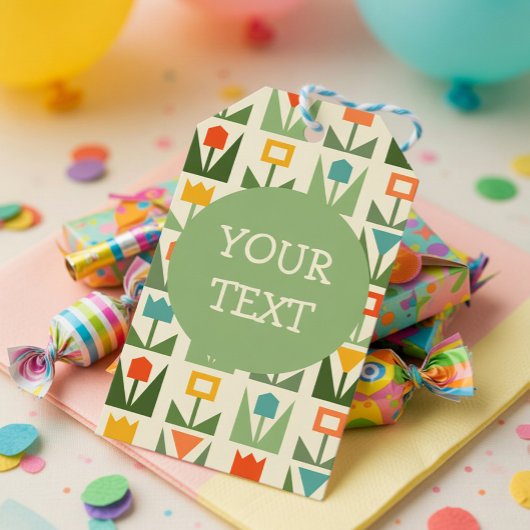 Benutzerdefinierbare Osterpräsenzettel Geschenkanhänger