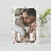 Benutzerdefinierbare Postkarte für Foto mit anpass (Stehend Vorderseite)