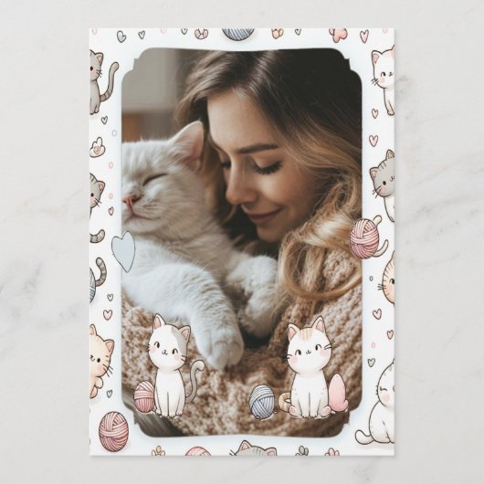 Benutzerdefinierbare Postkarte für Foto mit anpass (Vorderseite)