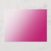 Benutzerdefinierbare Postkarte mit Hot-Pink-Farbve (Vorderseite)