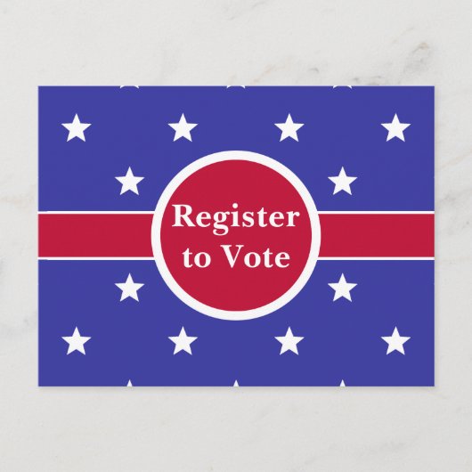 Benutzerdefinierbare Registrierung für Postkarten (Vorderseite)