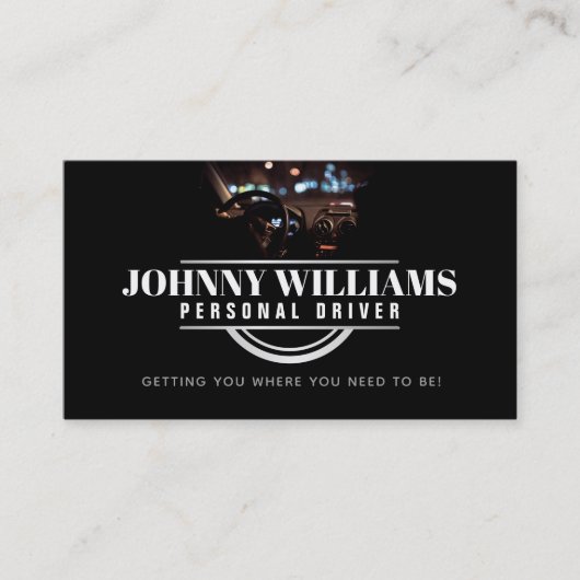 Benutzerdefinierbare Treiber-Business-Karten Visitenkarte (Vorderseite)