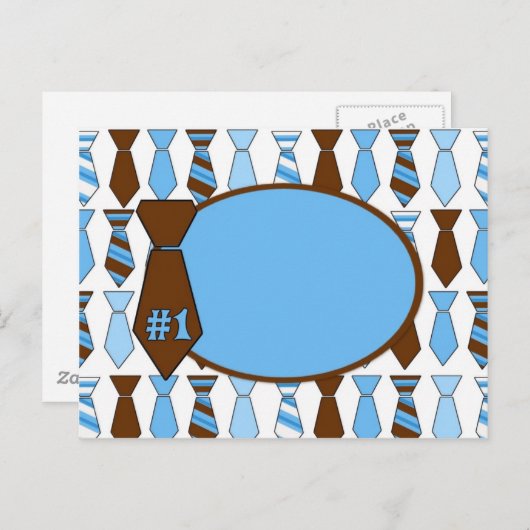 Benutzerdefinierbare Vatertagskarte (4) Postkarte (Vorne/Hinten)