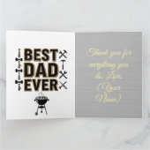 Benutzerdefinierbare Vatertagskarte | Personalisie Karte (Innenseite)