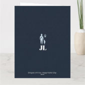 Benutzerdefinierbare Vatertagskarte | Personalisie Karte (Rückseite)