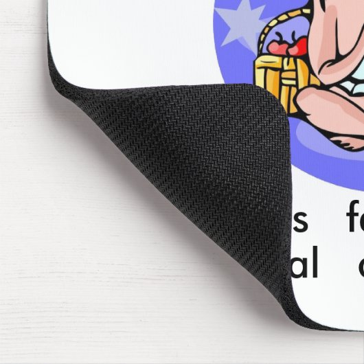 Benutzerdefinierbare Virgo-Merkmale von Cartoon Zo Mousepad (Ecke)