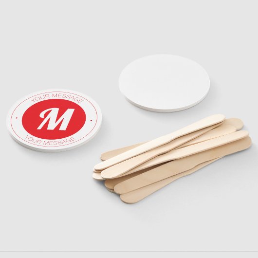 Benutzerdefinierbare Vorlage für Monogramm und Run Fächer (Non-assembled)