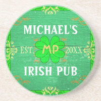 Benutzerdefinierbare Zuhause Bar Irish Pub Green