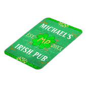 Benutzerdefinierbare Zuhause Bar Irish Pub Green Magnet (Linke Seite)