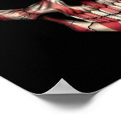 Benutzerdefinierbarer amerikanischer DJ-Schädel mi Poster (Ecke)