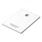 Benutzerdefinierbarer Name des legalen Logos Notizblock (Rotiert)