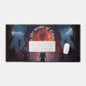 Benutzerdefinierbarer Text in World of Warcraft Schreibtischunterlage (Tastatur & Maus)