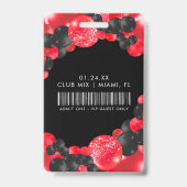 Benutzerdefinierbares VIP-Abzeichen für den Zugrif Ausweis (Rückseite)