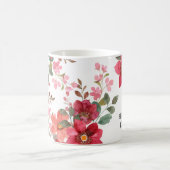 Benutzerdefinierbares zeitloses Rot Kaffeetasse (Mittel)