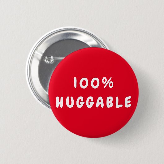 Benutzerdefiniert 100% HUGGGABLE Button (Vorne & Hinten)