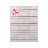 Benutzerdefiniert 11" x 8,5" Notepad - 40 Seiten Notizblock (Rotiert)