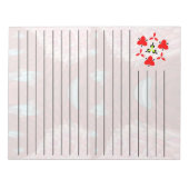 Benutzerdefiniert 11" x 8,5" Notepad - 40 Seiten Notizblock (Vorderseite)