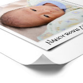 Benutzerdefiniert 15 FotoCollage und Text Poster (Ecke)