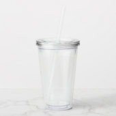 Benutzerdefiniert 16oz, Löschen Acryltrinkbecher (Rückseite)