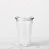 Benutzerdefiniert 16oz, Löschen Acryltrinkbecher (Rückseite)