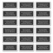 Benutzerdefiniert 18 Versandadressen des Empfänger Aufkleber (Vorderseite)