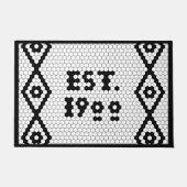 Benutzerdefiniert 1900 Hex Tile Fußmatte (Vorderseite)