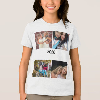 BENUTZERDEFINIERT 2026 4 FOTO-COLLAGE Tri-Blend SHIRT