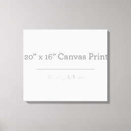 Benutzerdefiniert 20 X 16 Leinwand