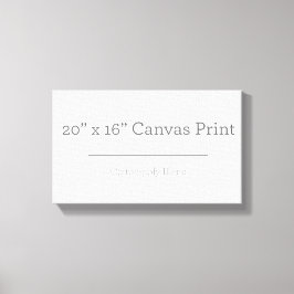 Benutzerdefiniert 20 X 16 Leinwand