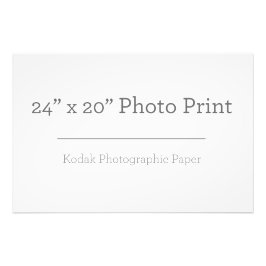 Benutzerdefiniert 24 x 20 Foto Print
