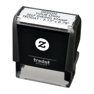 Benutzerdefiniert 2.15"x0.78" Trodat 4913 Selbstfa Permastempel
