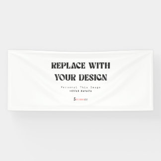 Benutzerdefiniert 2,5' x 6' Vinyl  Banner