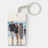 Benutzerdefiniert 2 Foto Doppelseitig Schlüsselanhänger (Rückseite)