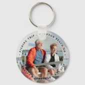 Benutzerdefiniert 2 Foto Einzigartige Personalisie Schlüsselanhänger (Rückseite)