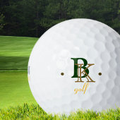 Benutzerdefiniert 2-Initials-Monogramm Golfball