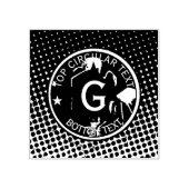 Benutzerdefiniert 2" x 2" Briefmarke Gummistempel (Prägung)