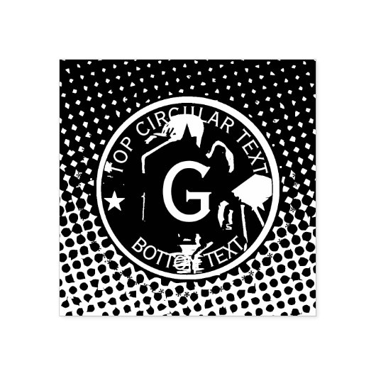 Benutzerdefiniert 2" x 2" Briefmarke Gummistempel (Prägung)