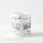 Benutzerdefiniert 3 Foto Hunde Hochzeit speichern Kaffeetasse (Mittel)