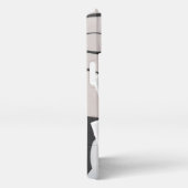 Benutzerdefiniert 3 Name und Zitat des Monogramms  iPhone Hülle (Rechte Seite)