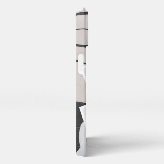 Benutzerdefiniert 3 Name und Zitat des Monogramms iPhone Hülle (Rechte Seite)