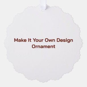 Benutzerdefiniert 5,25" x 5,25" ornament karte